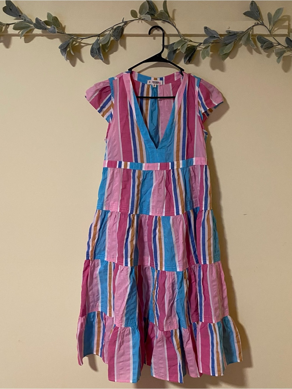 LemLem Pastel Tiered Midi Dress - Picture 6 of 6